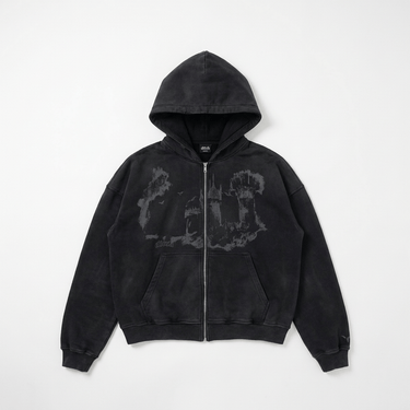 PATTERN CLOUD Zip up - front