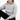 GRAY KOREAN CLOUD Pullover Hoodie - on model