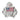 COLLISION PATTER CLOUD Loose Zip Up