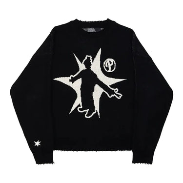 2 BLACK CLOUD Y2k Pullover