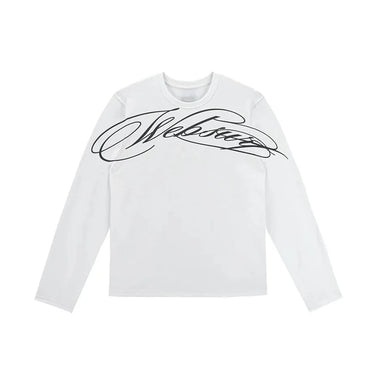 CROSSED SCRIPT CLOUD Long Sleeved