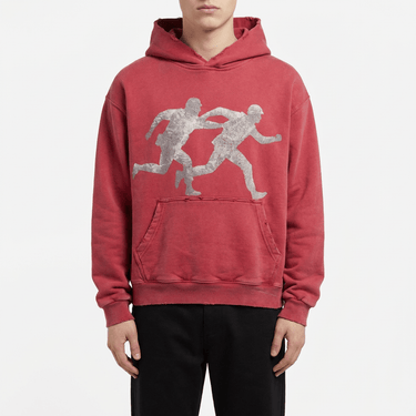 RUNNING TOGETHER CLOUD Hoodie - on model